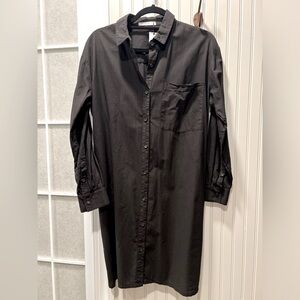 Stateside poplin oversized tunic shirt or dress